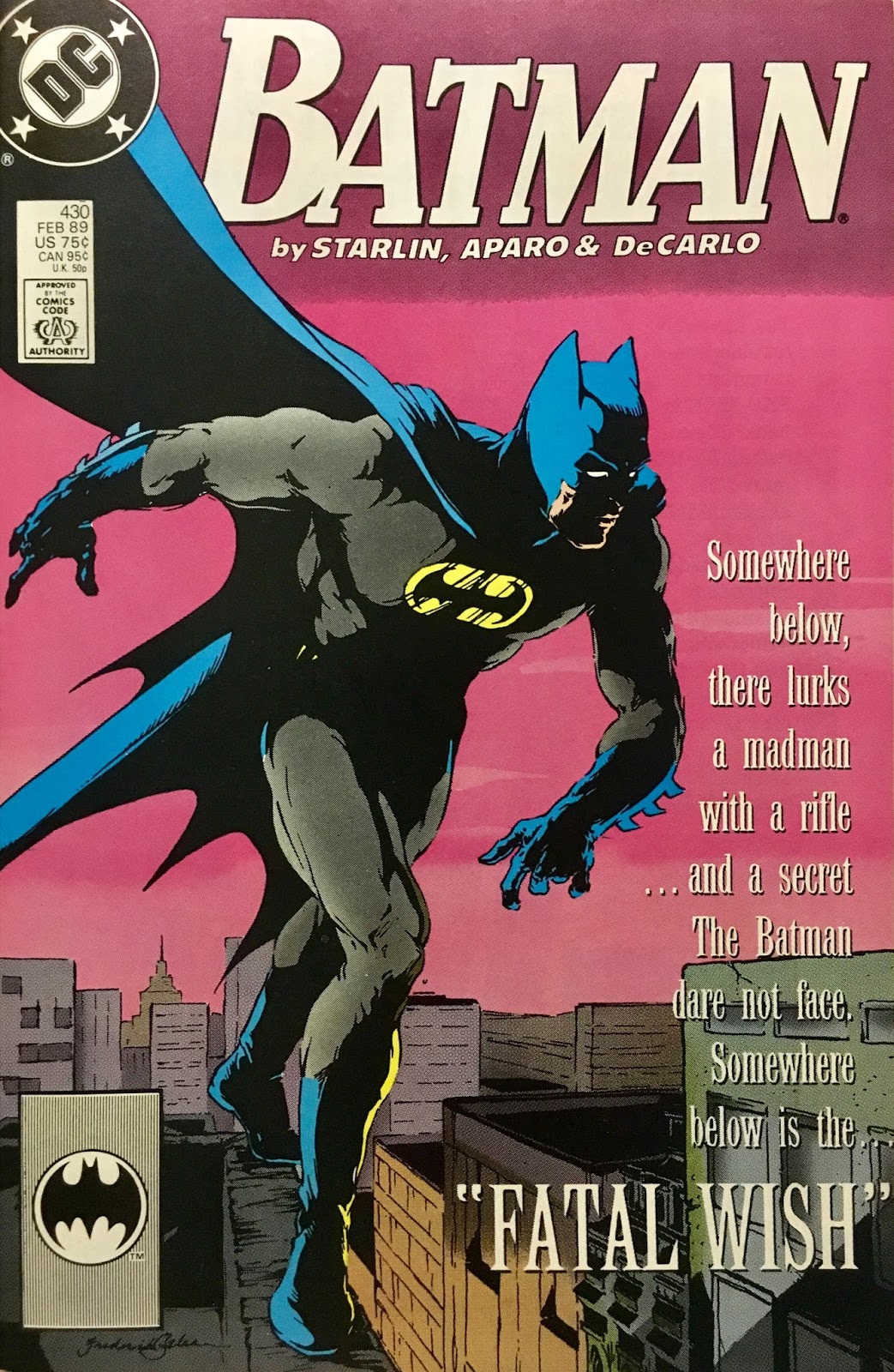 Chris Is On Infinite Earths Batman 430 1989 Chris Is On Infinite Earths Batman 430 1989