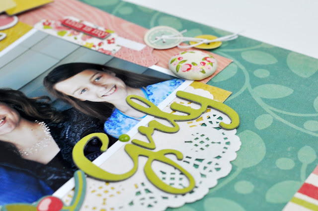 Mother's Day Scrapbooking Layout created by Jen Gallacher for SCT Magazine. Video and supply list included. #scrapbooking
