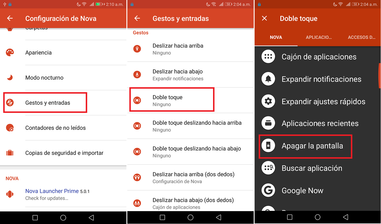 Despertar y apagar la pantalla de tu dispositivo Android sin usar los