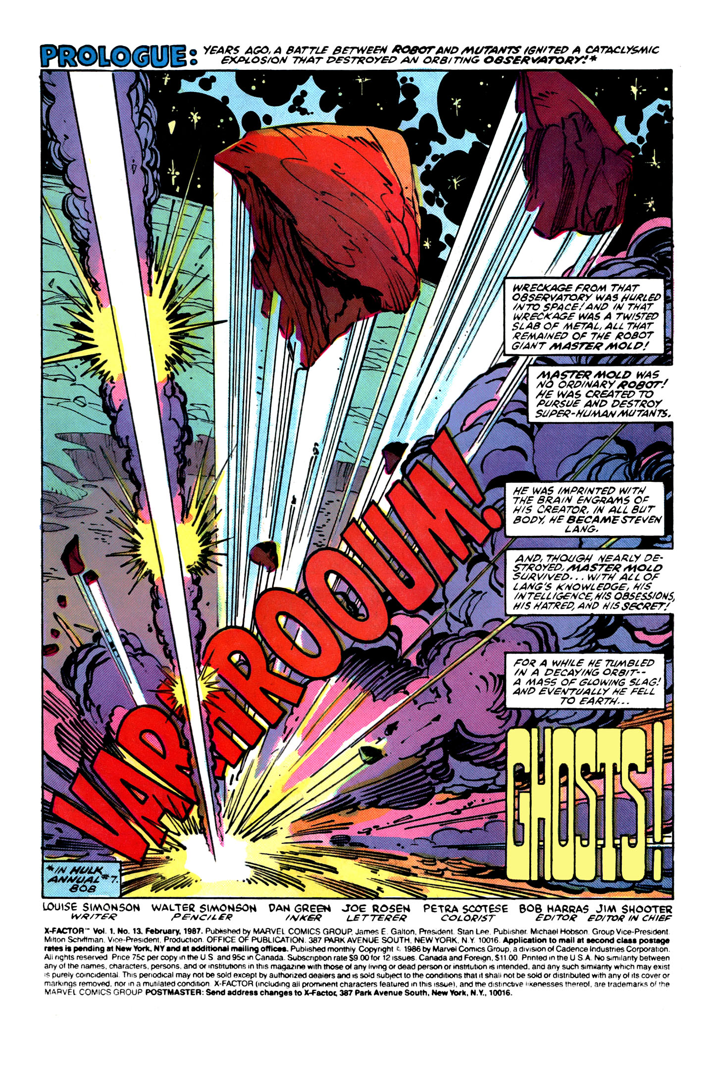 X-Factor (1986) 13 Page 1
