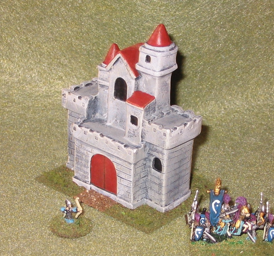 One More Gaming Project 10mm Dollar Tree Plaster Castle