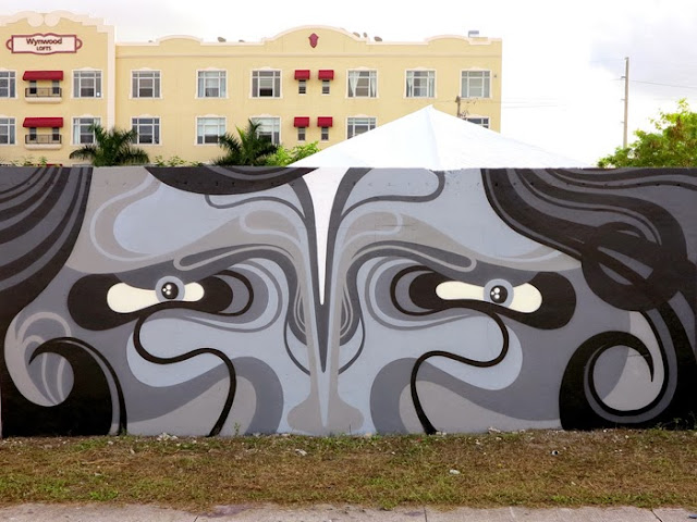 Street Art Collaboration By Rone and Reka in Miami, USA for Art Basel 2013. 2