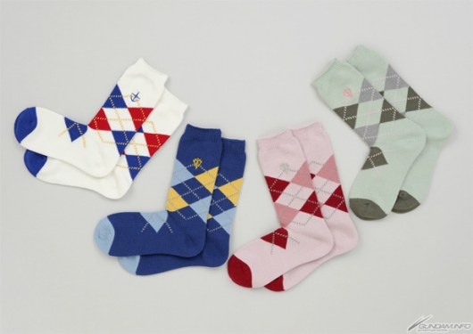 Strict-G: Gundam Factions Foot Socks RASOX Argyle - Gundam Kits