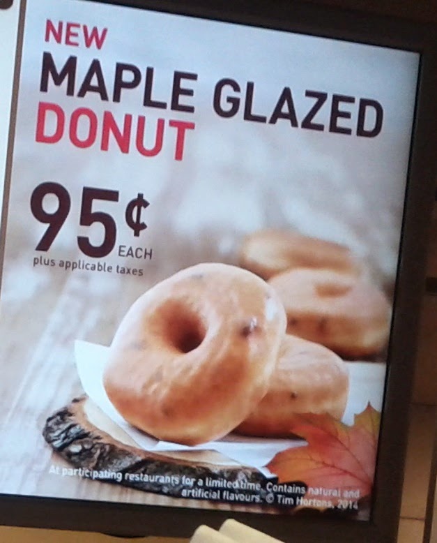 Toronto things Tim Hortons Maple Glazed Donuts