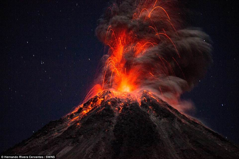 Lava Flow on Land