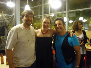 Con Rachel Duval y Óscar camarero