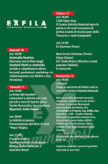 giorni impegno, arte spettacolo alla ExFila