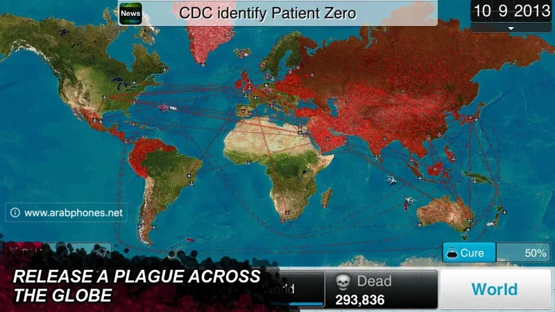 تحميل لعبة شركة الطاعون plague inc مهكرة للاندرويد