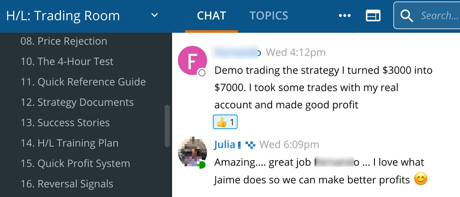 Wtp trading system