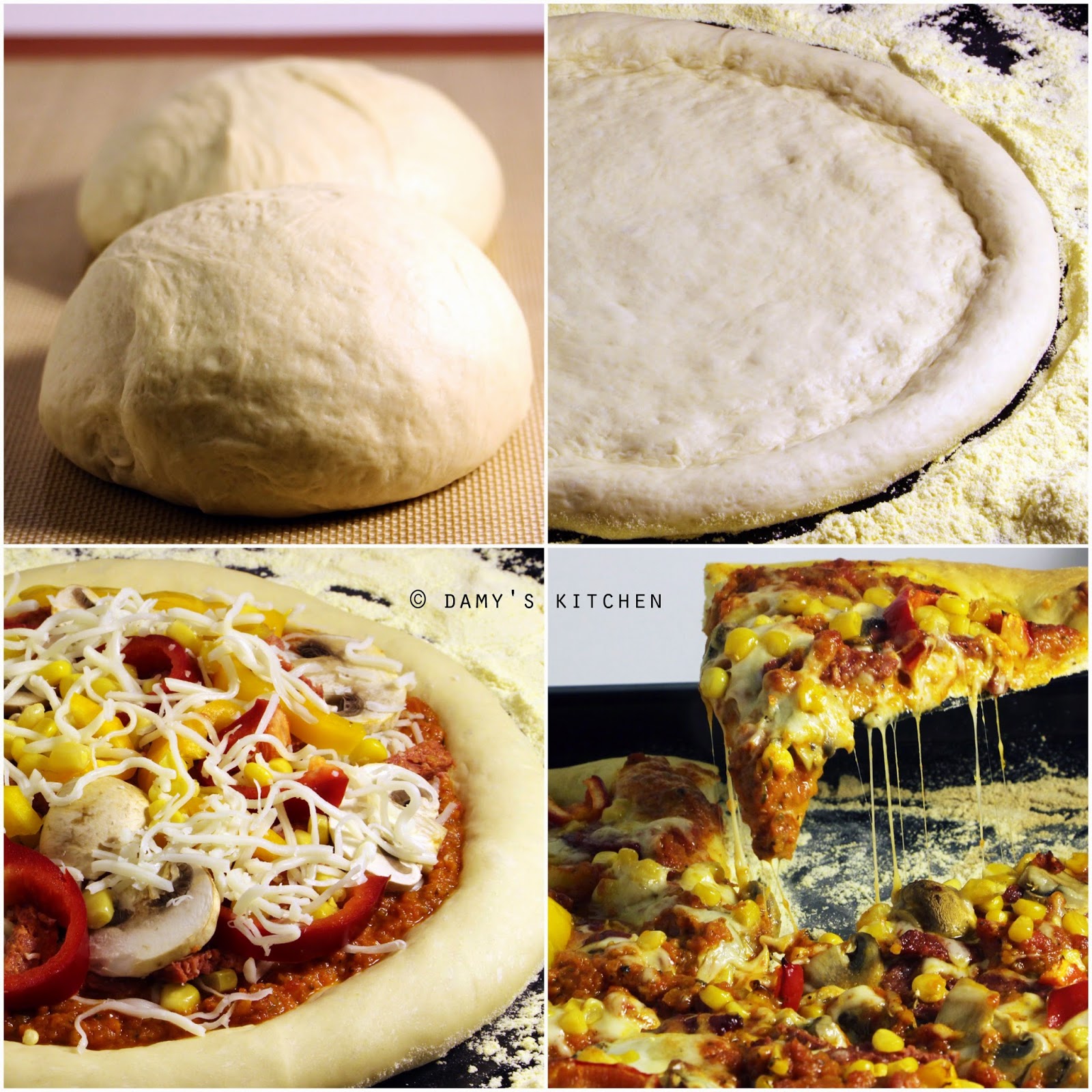 Pizza Hamuru Kuru Maya / Kolay Ve Pratik Pizza Tarifi Evde Pizza Nasil