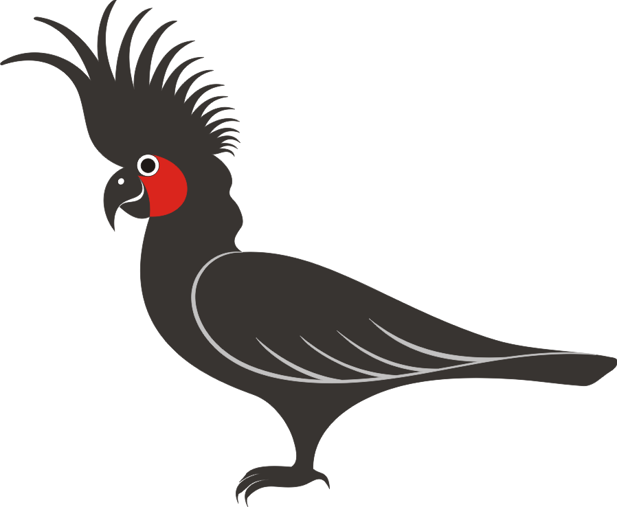 Logo Burung Kakatua format Vektor Berita Online Papua 