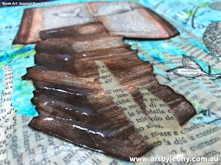 artwork by Jenny James featuring Book Art with an Under the Sea Fairy Story