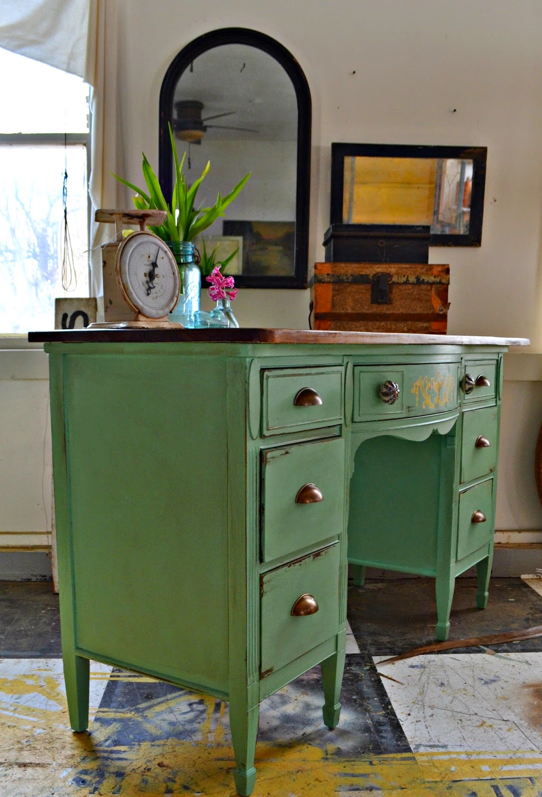 Heir and Space An Antique Mahogany Desk
