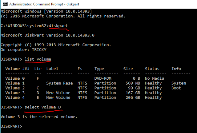 HOW TO HIDE DRIVES USING COMMAND PROMPT?