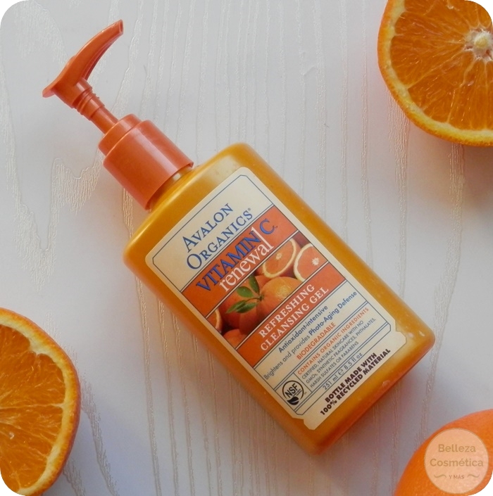 Gel Limpiador Avalon Organics Vitamin C Renewal opinión