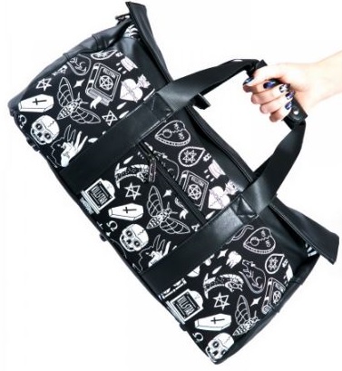 goth duffle bag