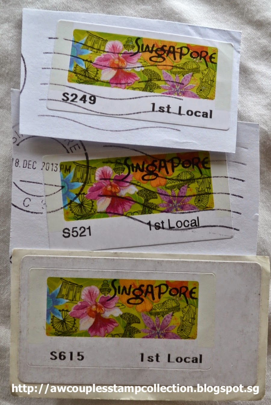 A&W Couple's Stamp Collection Singapore's Marina Bay Icons First Local Stamps