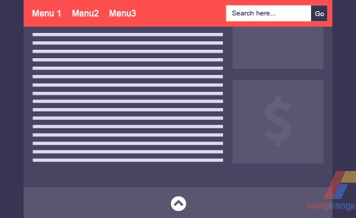 Membuat Menu + Kolom Search Melayang Saat di Scroll Tanpa jQuery