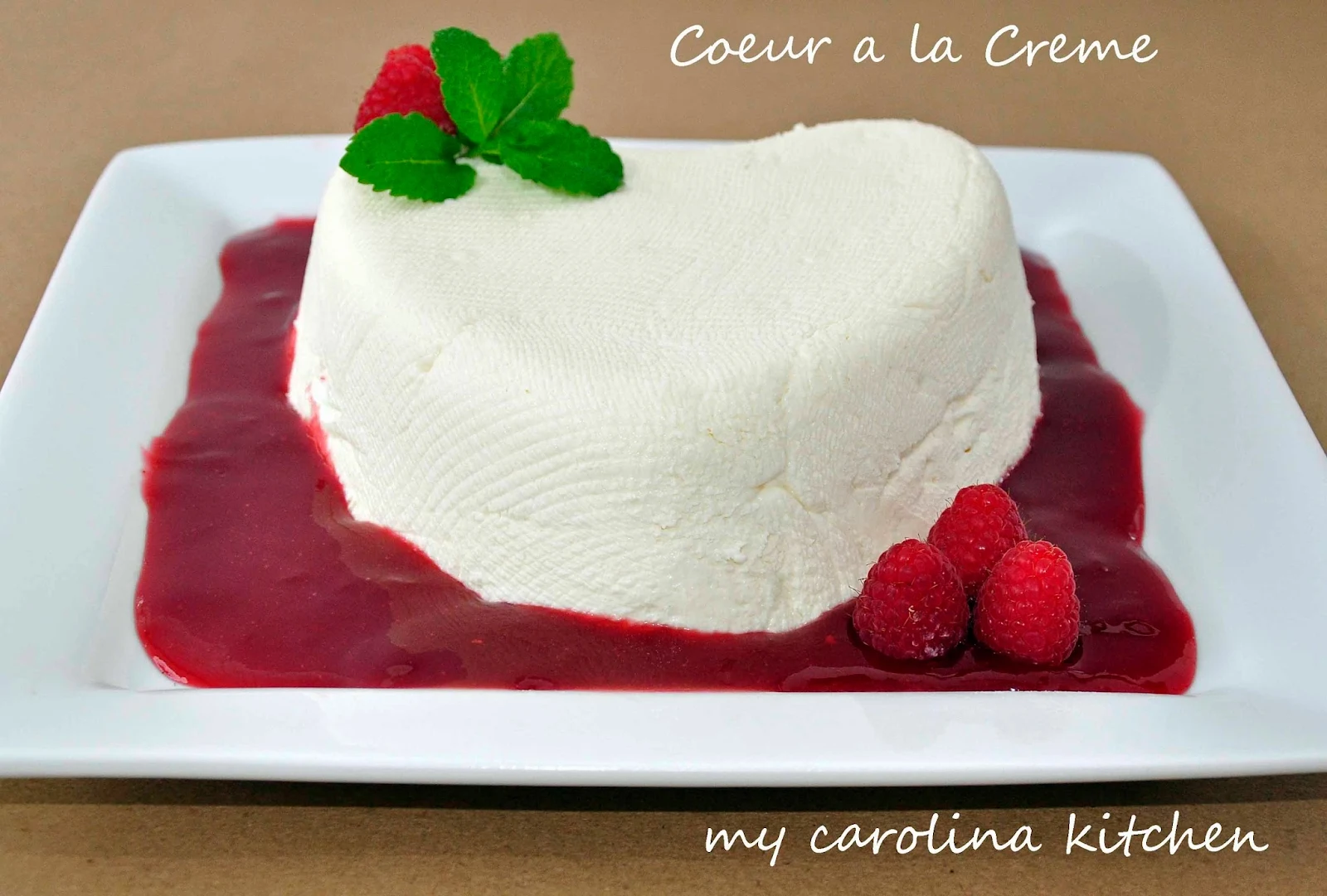 My Carolina Kitchen: Heart Shaped French Coeur a la Crème with