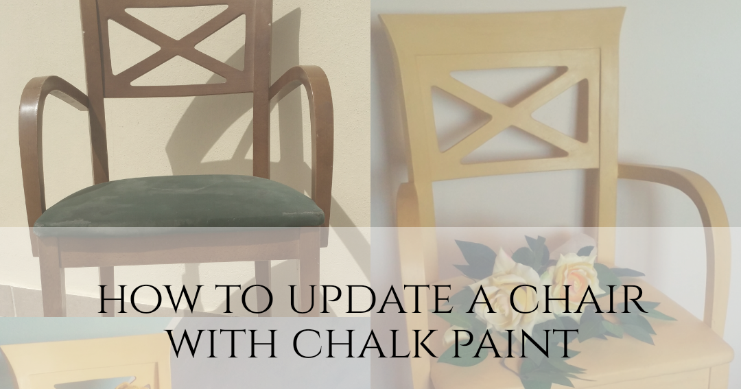 How to Update a Chair with Chalk Paint