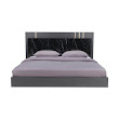 MARQUINA Giường 5 Ft. 180.6x213x118.1 cm Màu Đen