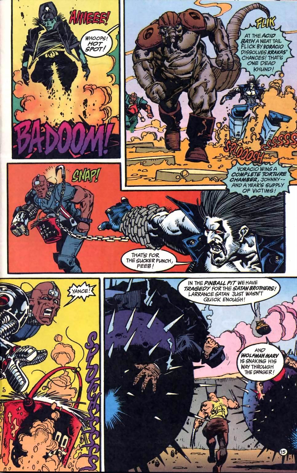 Read online Lobo: Unamerican Gladiators comic -  Issue #2 - 16