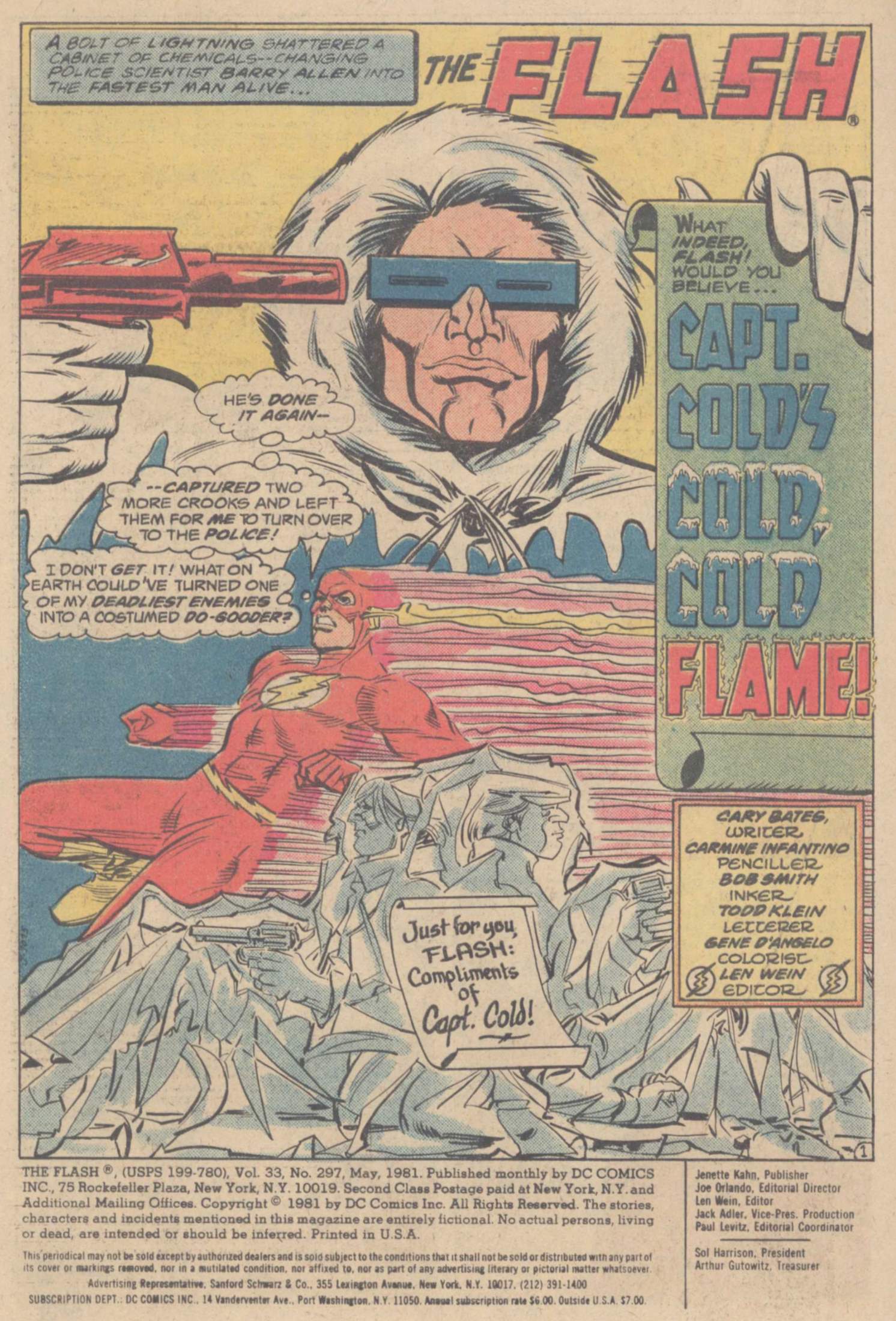 Read online The Flash (1959) comic -  Issue #297 - 3