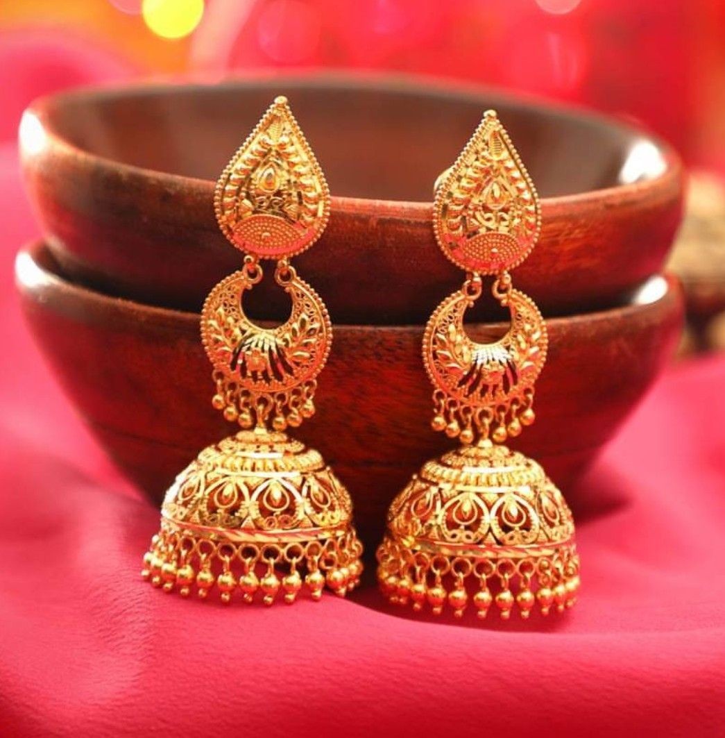 Gold Jhumki Ki New Design With Price Jhumka Gold Price Sone Ke