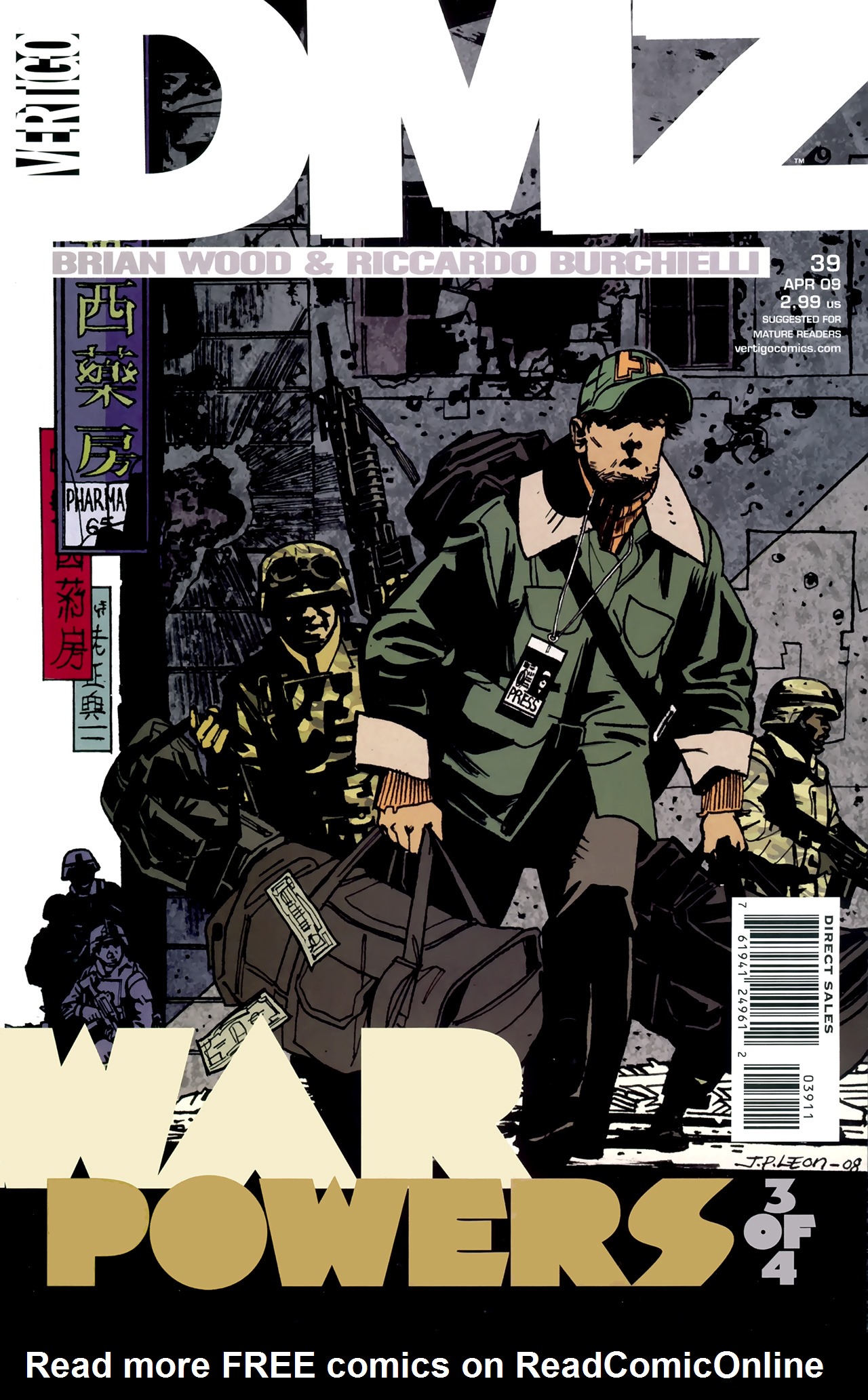 Read online DMZ (2006) comic -  Issue #39 - 1