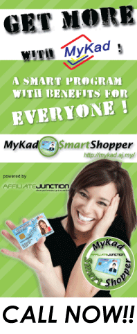 ACTIVATE YOUR MYKAD TODAY & GET FREE BONUS POINT AND CASH REBATE