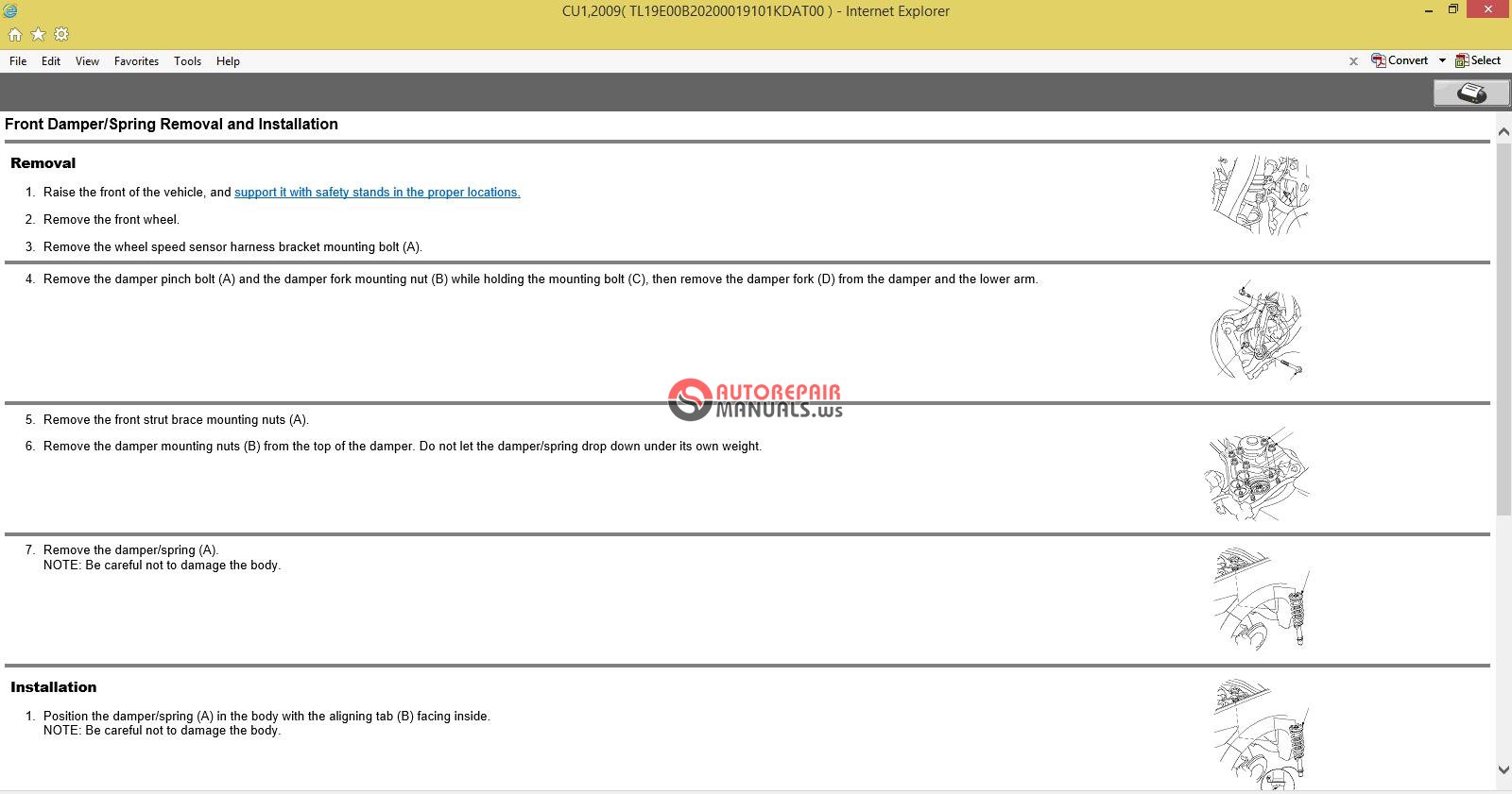 Auto Repair Manuals: Honda Accord 2009-2010 Workshop Manual