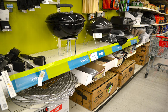 Portable Grilling Section at Kmart