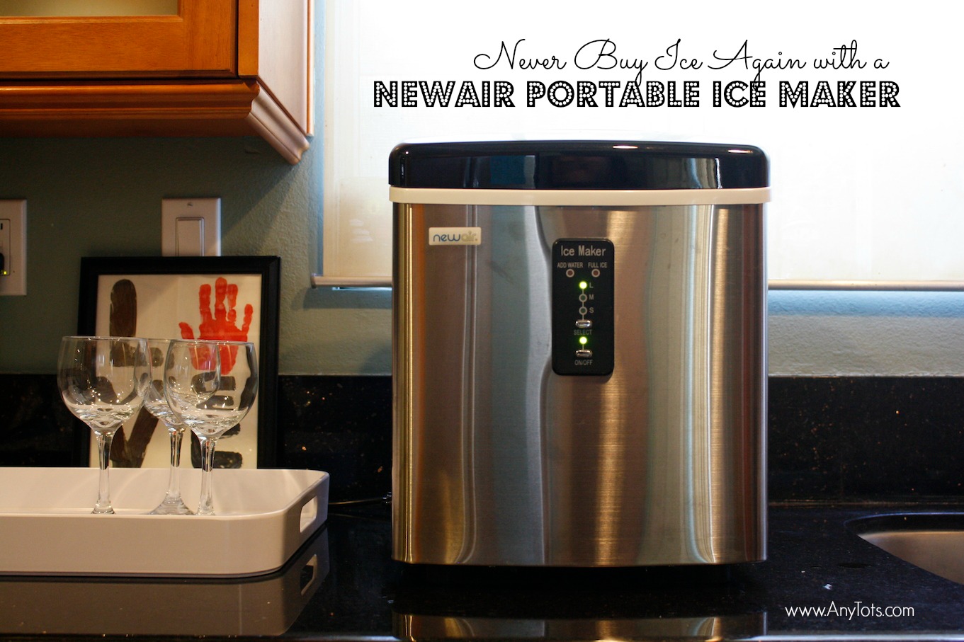 Never Buy Ice from the Store Again with @NewAirUSA Ice Maker AI-100SS