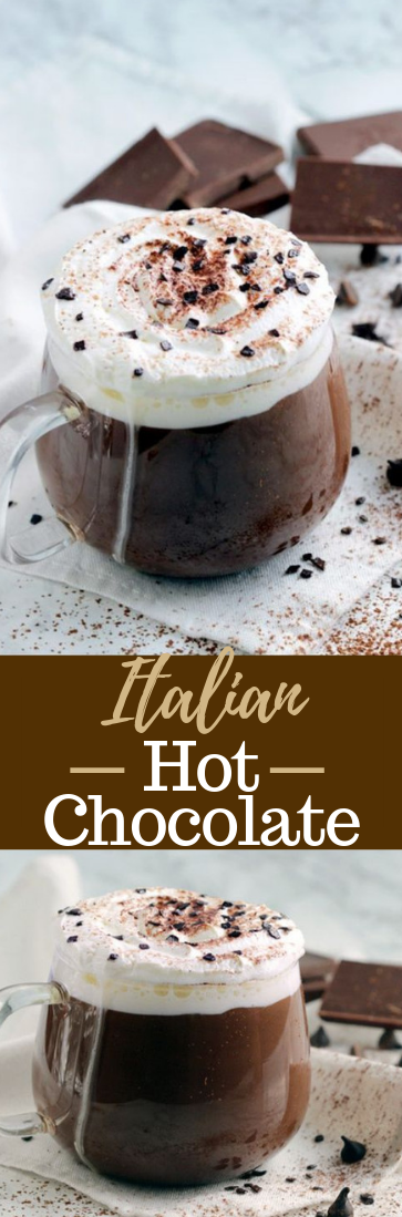 Italian Hot Chocolate #drink #hotdrink