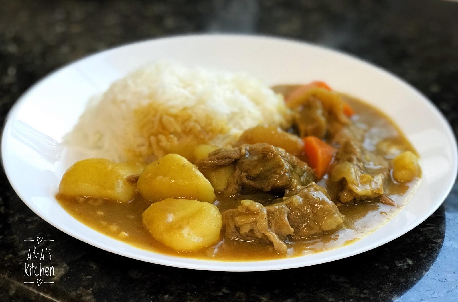 Hong Kong Style Beef Curry (港式咖哩牛腩飯)