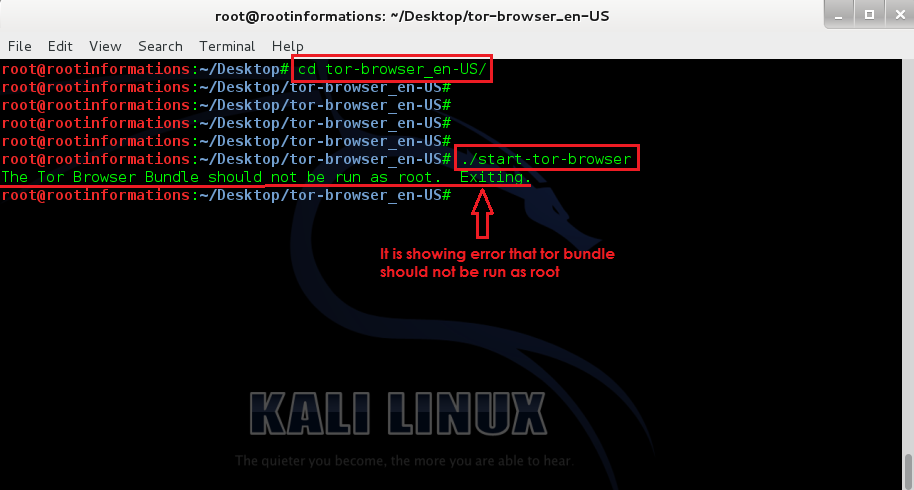 kali linux install tor browser hudra