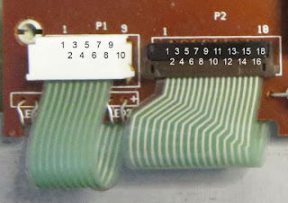 M2980 P1 and P2 Connector Pin Numbering