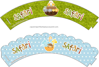 Mini Kit de Safari para Bebés para Imprimir Gratis. Mini Kit de Safari para Bebés para Imprimir Gratis.