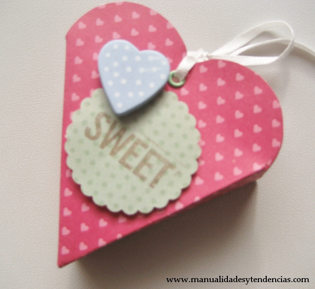 DIY Caja corazón para San Valentín / Heart shaped box for Valentine