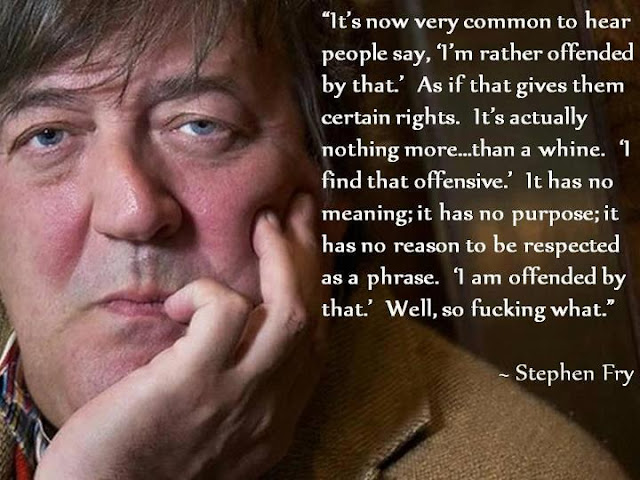 Stephen Fry on taking offense