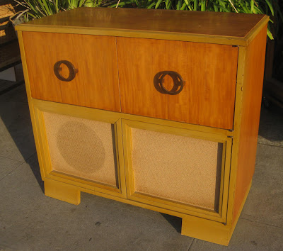 UHURU FURNITURE & COLLECTIBLES: SOLD - Retro Stereo Cabinet - $45