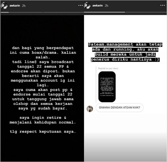 Tentang Awkarin Yang Katanya Pamit Dari Instagram Gracemelia Com