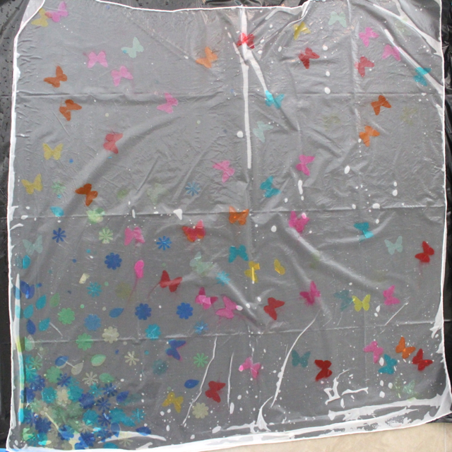 Rachael Rabbit Easy Silk Scarf Dyeing with Tissue Paper