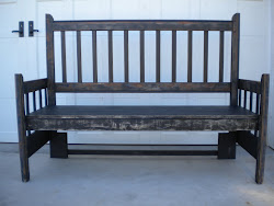arts and crafts bench...SOLD