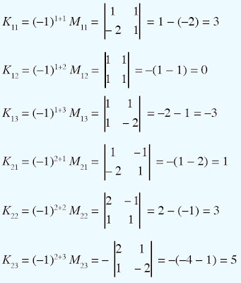 Contoh dan Penyelesain Matrix