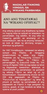 wikang opisyal - philippin news collections