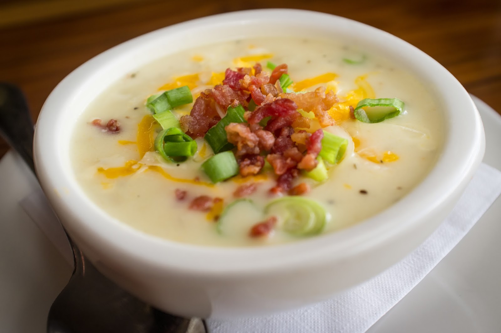 Crock Pot Loaded Baked Potato Soup - The Country Cook