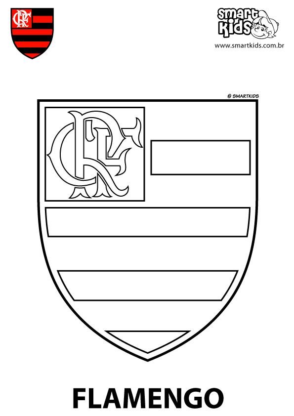Desenhos para colorir: Futebol brasileiro