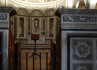 San Miniato Florence Italy Gregorian Chant stone mosaic
