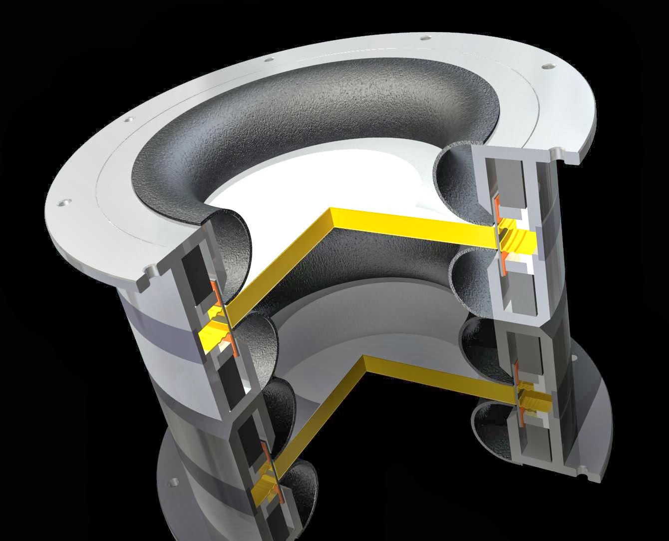 Loudspeaker & Subwoofer Special Symmetric Flat Subwoofer Driver